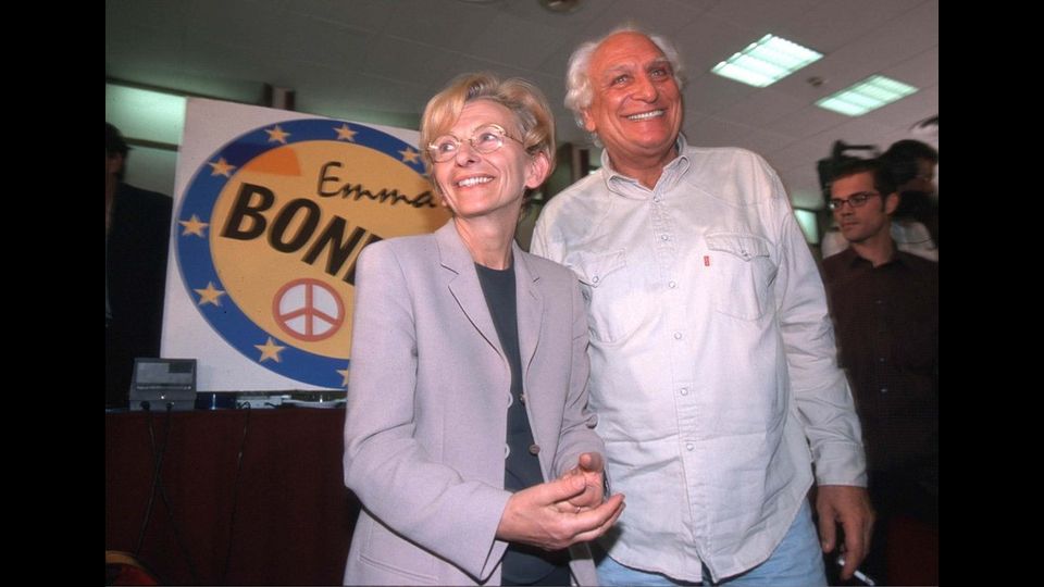 Marco Pannella con Emma Bonino (imagoeconomica)&nbsp;