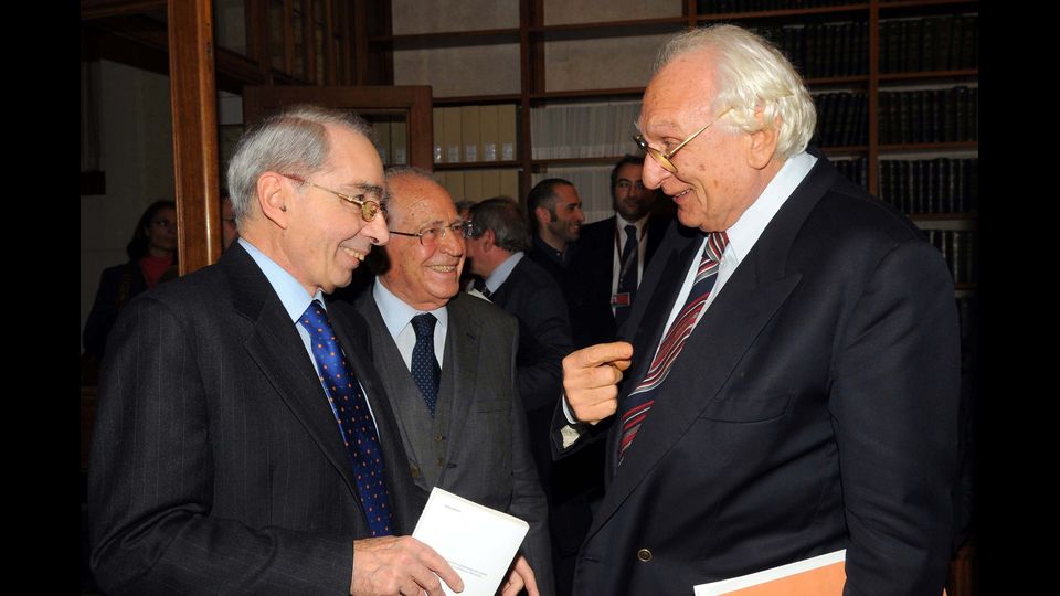 Marco Pannella con Giuliano Amato (imagoeconomica)&nbsp;