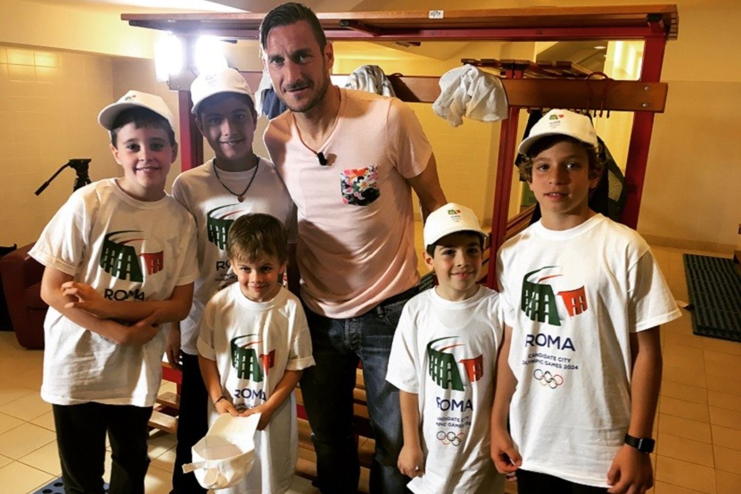 video Totti bambini candidatura Roma2024 (sito ufficiale)&nbsp;