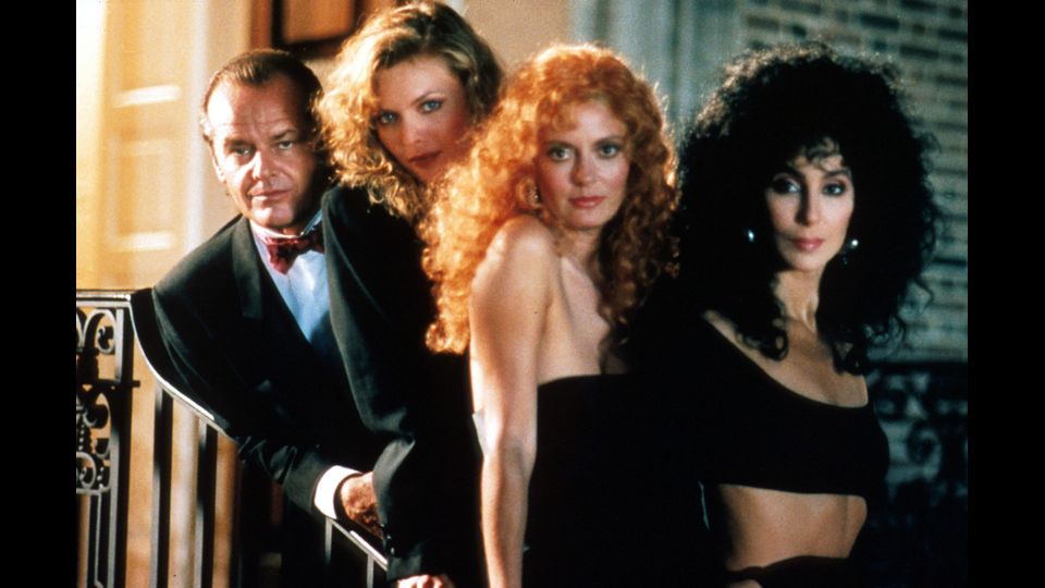 &nbsp;&quot;Le streghe di Eastwick&quot; (1987)con Jack Nicholson, Cher, Susan Sarandon,&nbsp;Michelle Pfeiffer