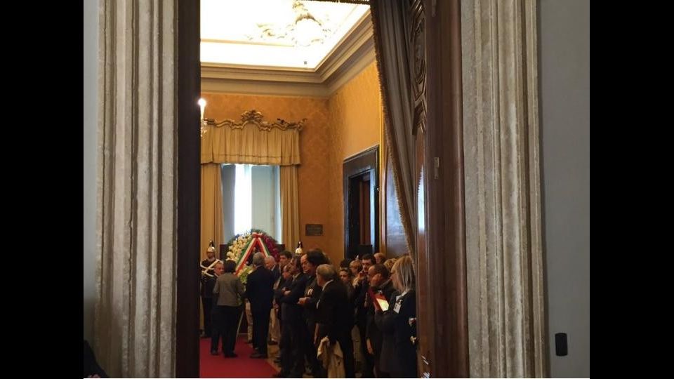 &nbsp; La camera ardente a Montecitorio