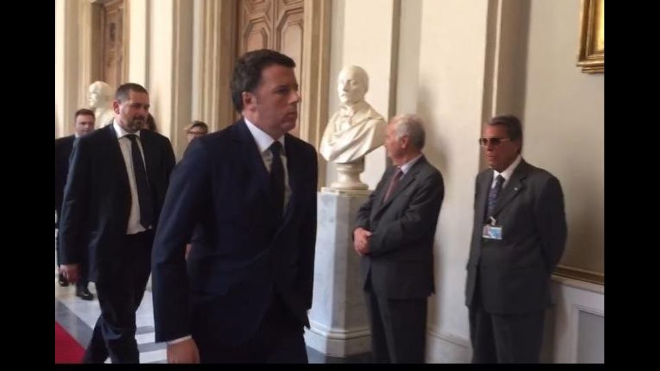 &nbsp;Renzi alla camera ardente
