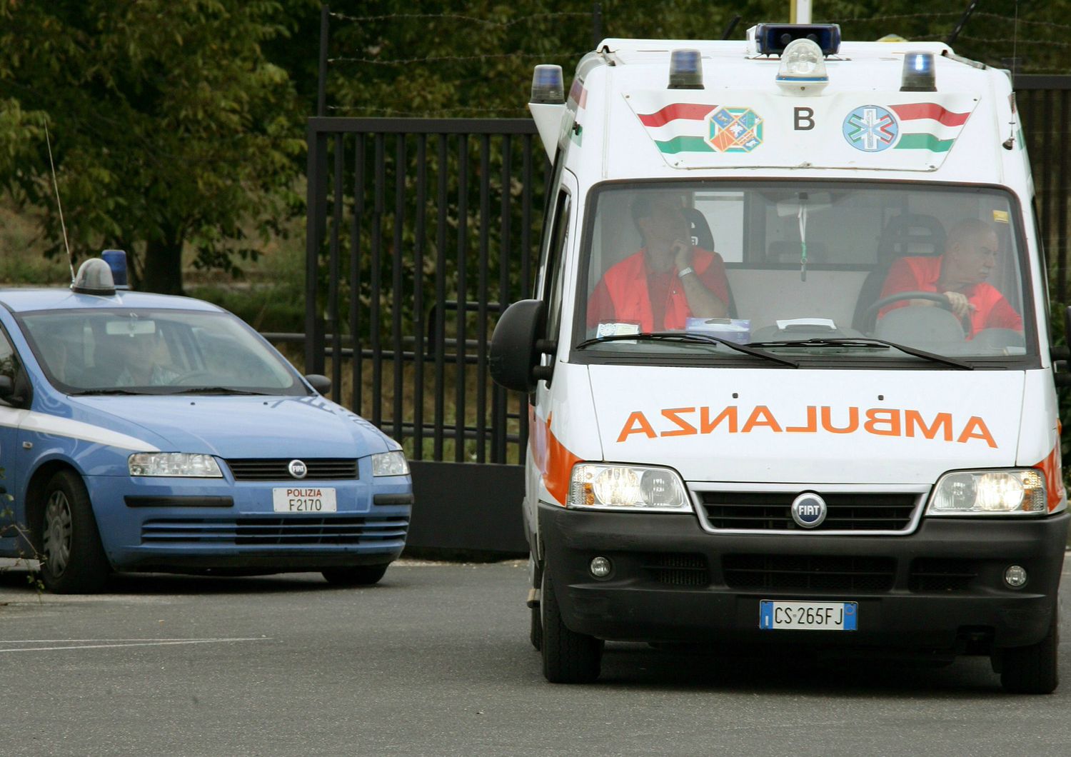 macchina auto polizia ambulanza - afp