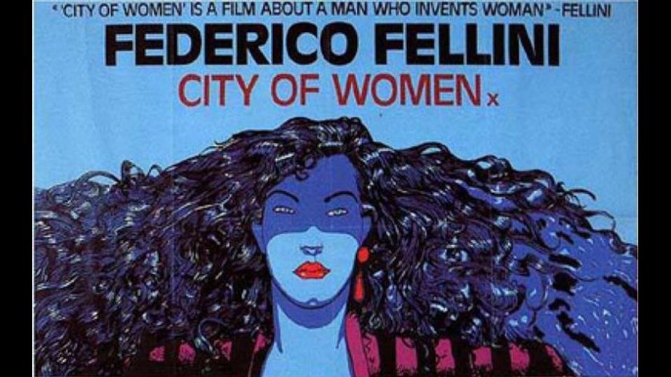 &nbsp;Locandina del film di Federico Fellini (1980) &quot;La citta' delle donne&quot;