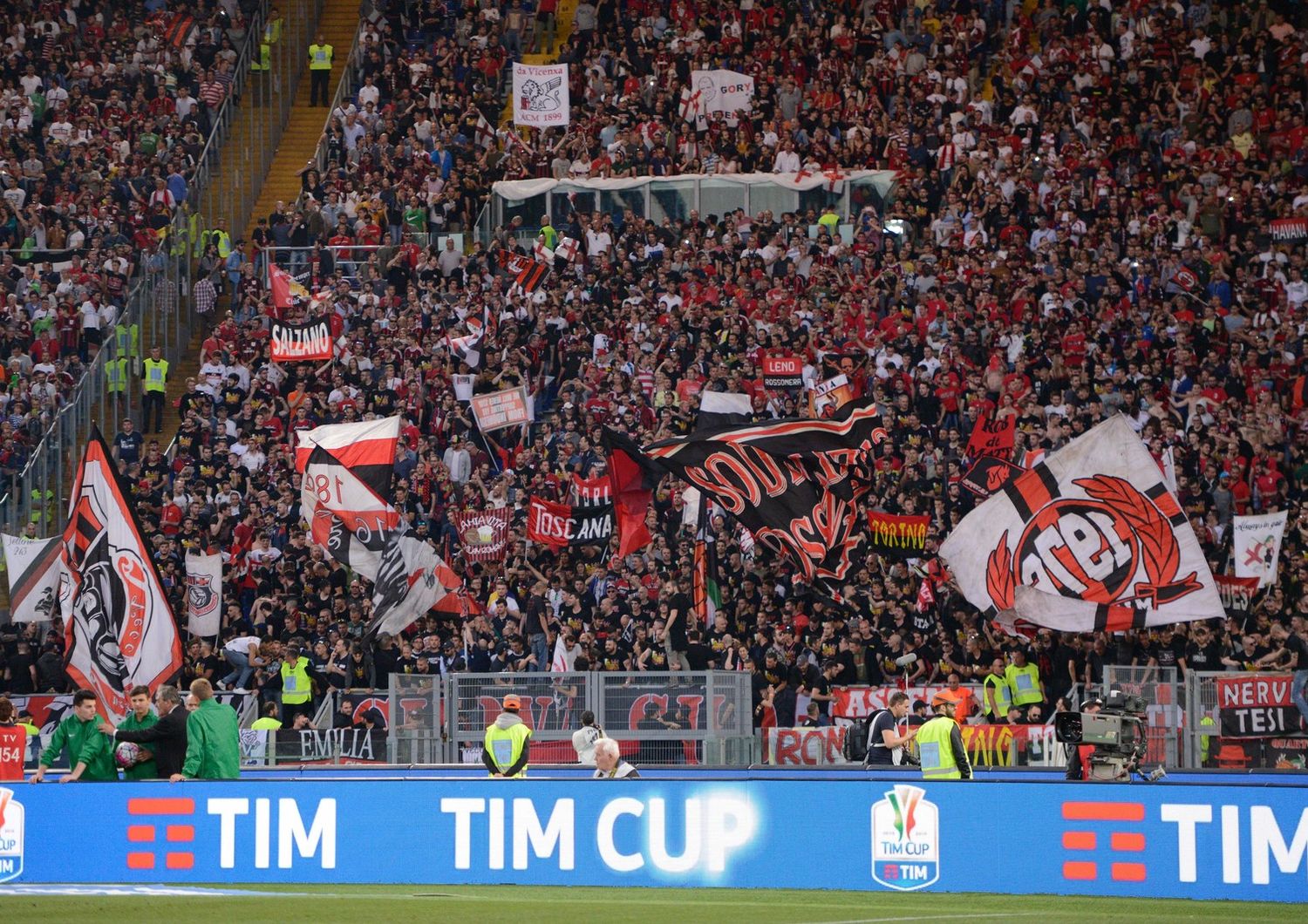 &nbsp;Tifo, stadio, milan, milanisti