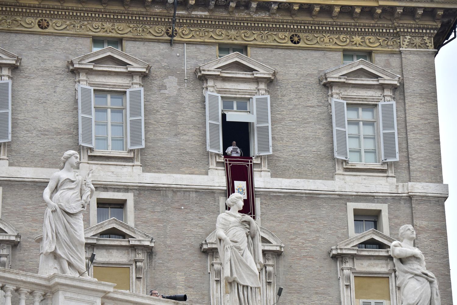 &nbsp;Papa Francesco Angelus (Agf)