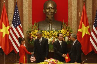 Barack Obama Tran Dai Quang, presidente Vietnamita (afp)&nbsp;