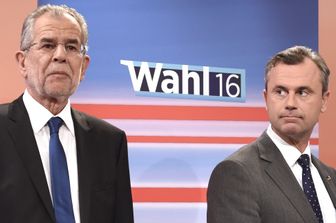 Norbert Hofer, Libert&agrave; Alexander Van der Bellen, Verdi, Austria (afp)&nbsp;
