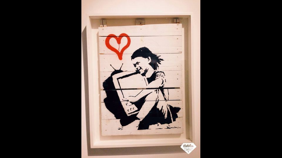 &nbsp;Le opere di Banksy in mostra a Roma a Palazzo Cipolla