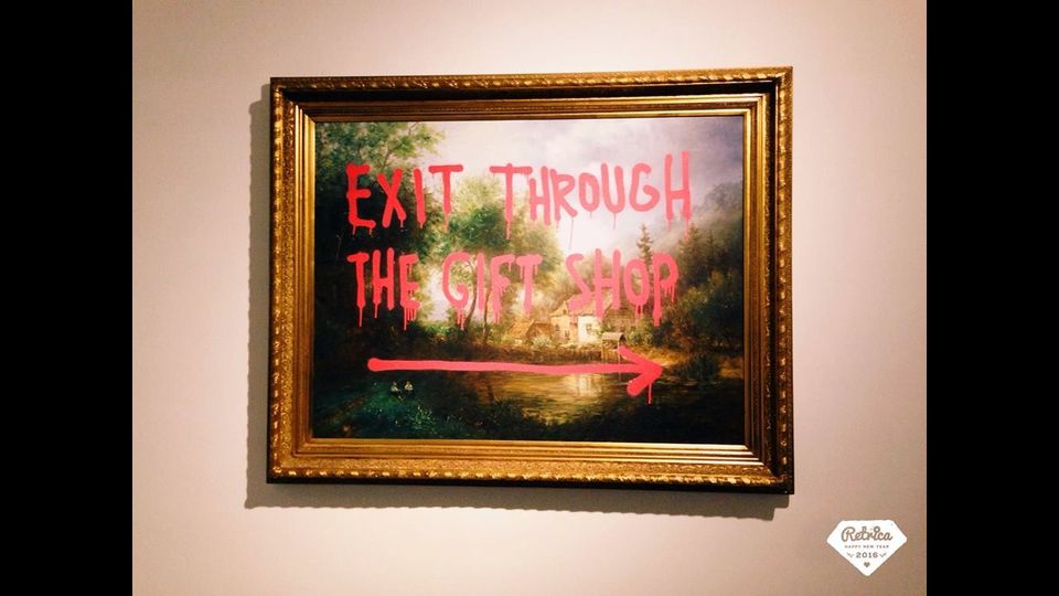 Le opere di Banksy in mostra a Roma a Palazzo Cipolla