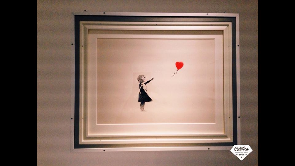 Le opere di Banksy in mostra a Roma a Palazzo Cipolla