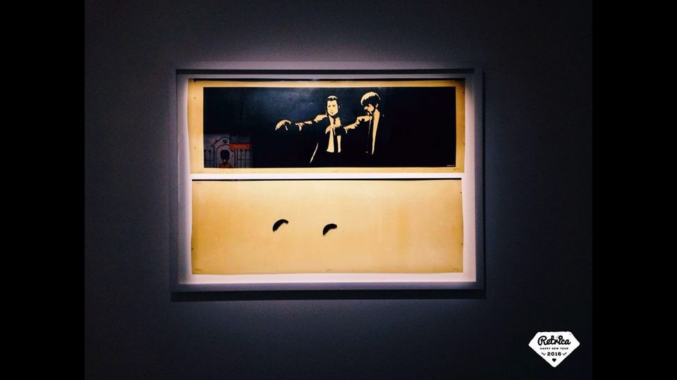 Le opere di Banksy in mostra a Roma a Palazzo Cipolla