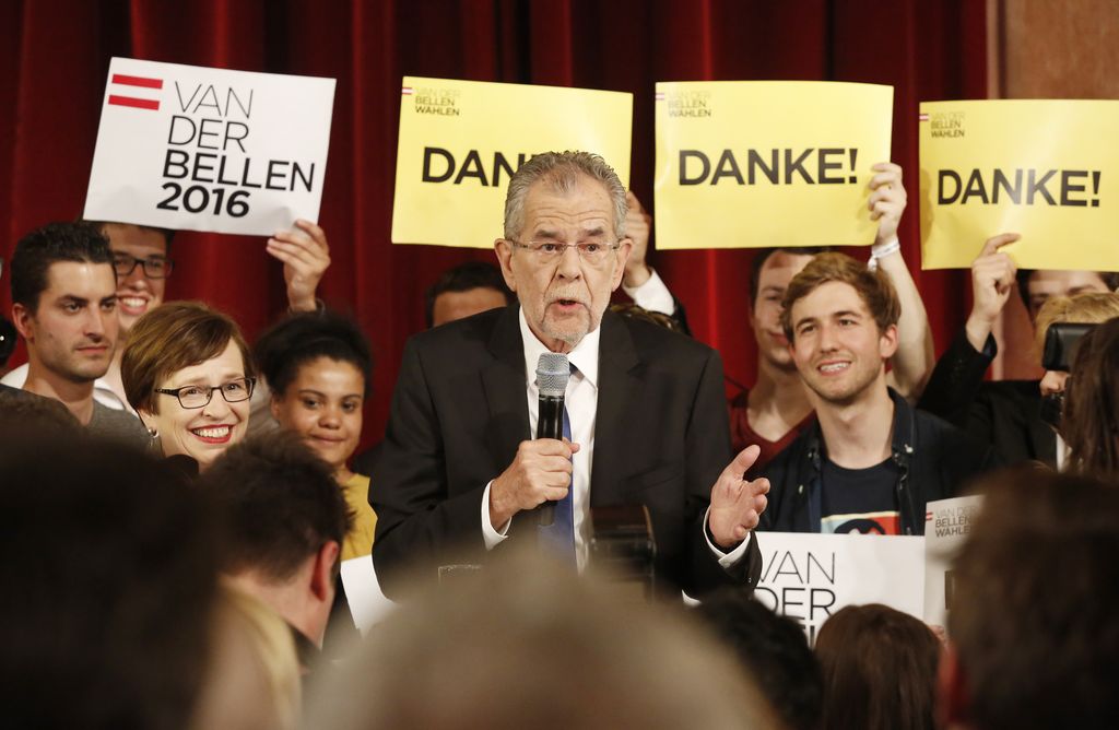 &nbsp;Austria, elezioni, Alexander Van der Bellen presidente austriaco