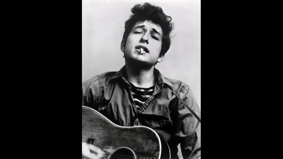 Bob Dylan agli inizi della sua carriera (Afp)