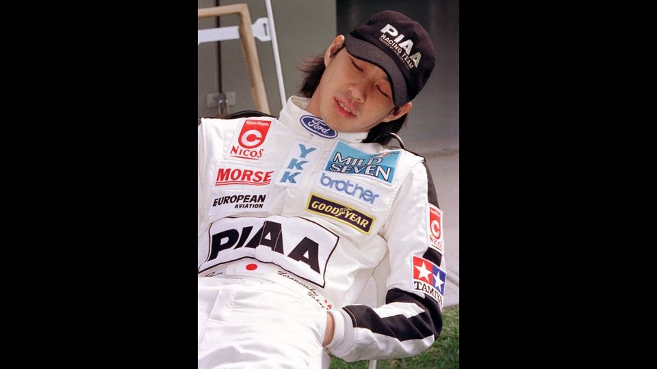 &nbsp;Il pilota Toranosuke Takagi al &nbsp;Grand Prix di Melbourne nel 1998 (foto Afp)