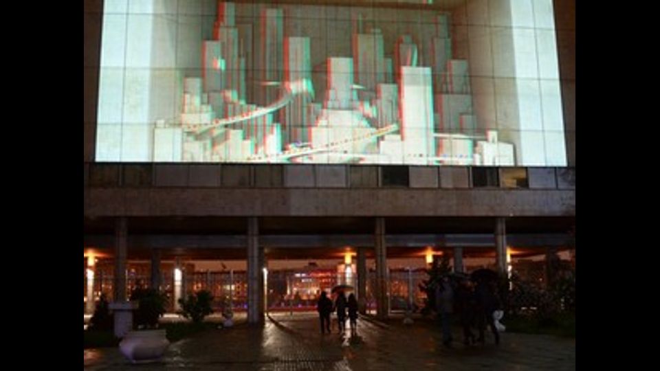 &nbsp;La notte dei musei a Mosca (foto Afp)