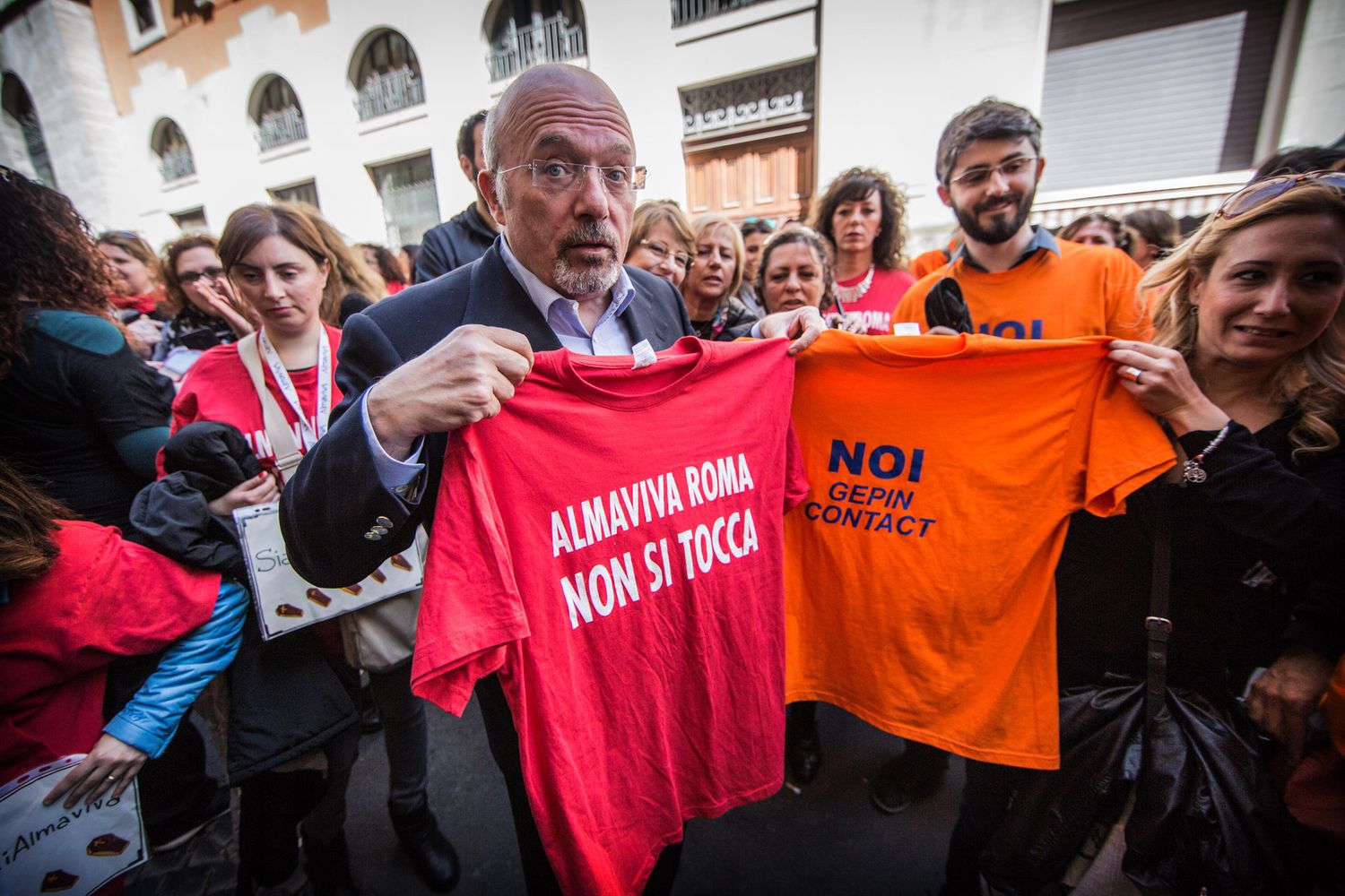 Almaviva protesta (agf)&nbsp;