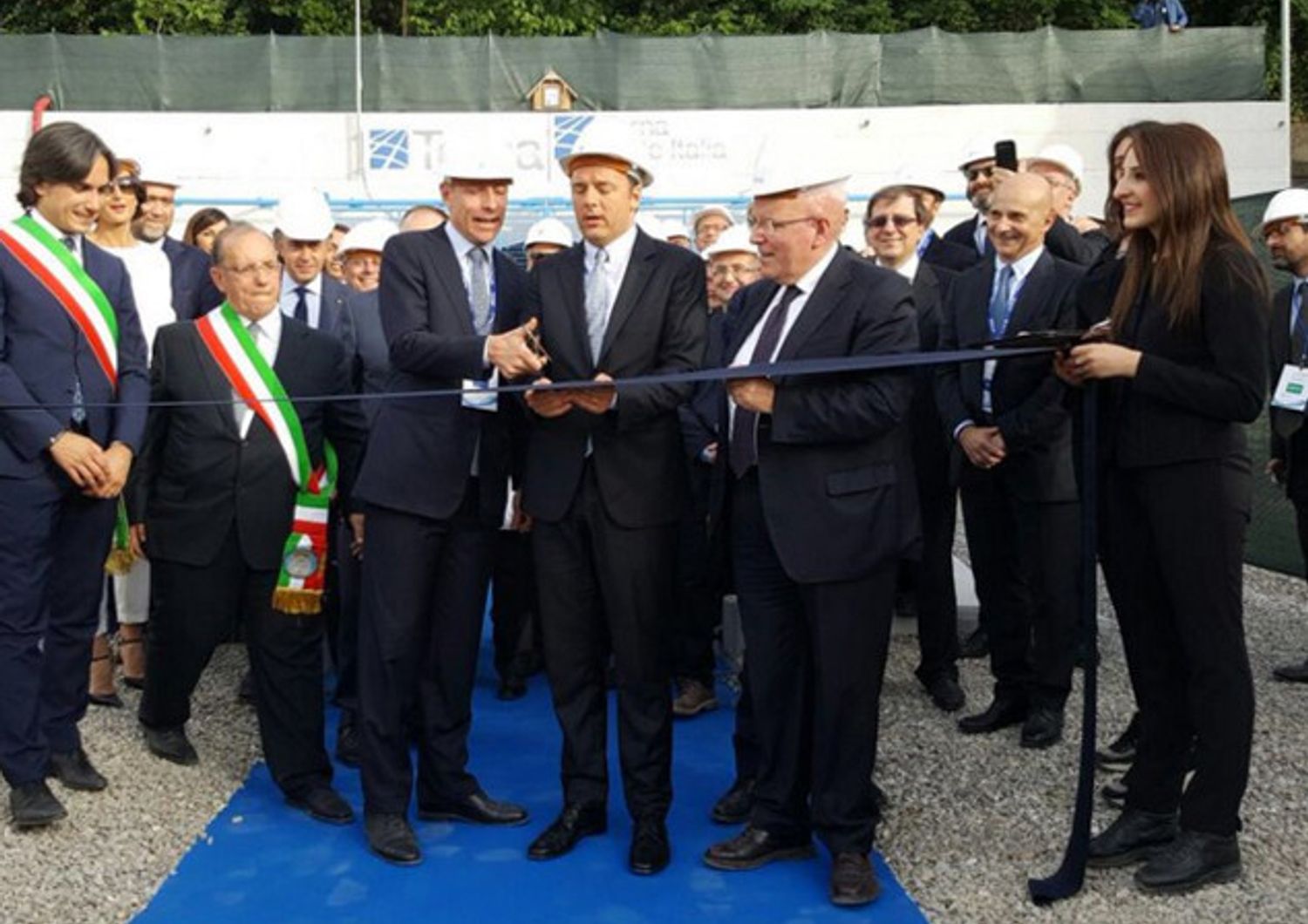 Matteo Renzi inaugurazione elettrodotto Sorgente Rizziconi&nbsp;