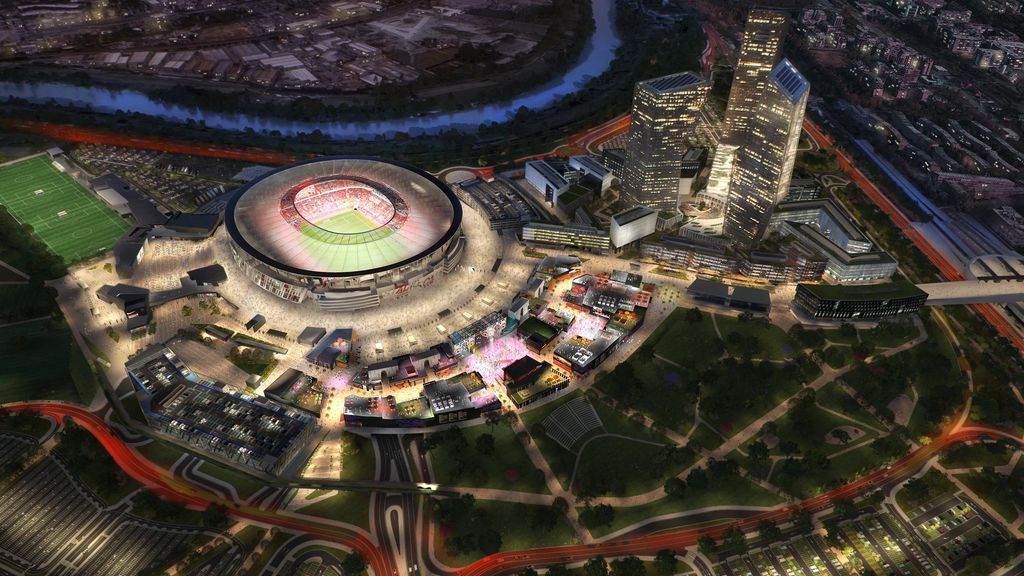 Il progetto definitivo del nuovo Stadio della Roma a Tor di Valle