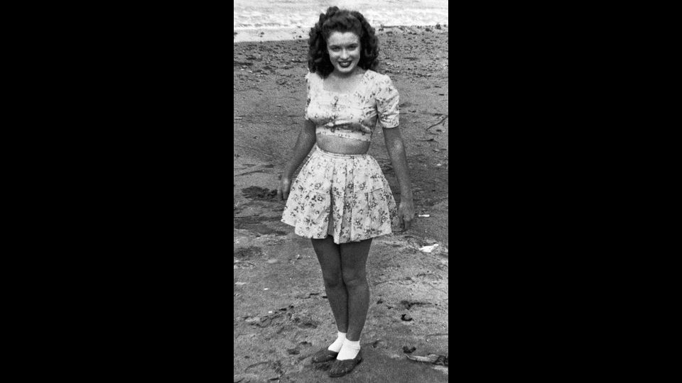 Una giovanissima Marilyn Monroe &nbsp;