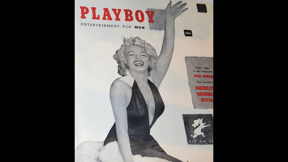 Marilyn Monroe posa per la copertina di Playboy&nbsp;
