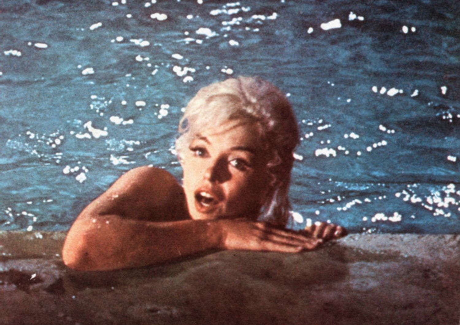 Marilyn Monroe in una scena del film &quot;Tutto pu&ograve; succedere&quot; (1962)&nbsp;