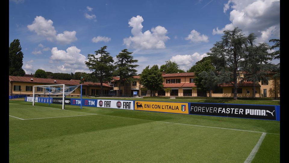 Sponsor Eni a bordo campo - Coverciano  &nbsp;