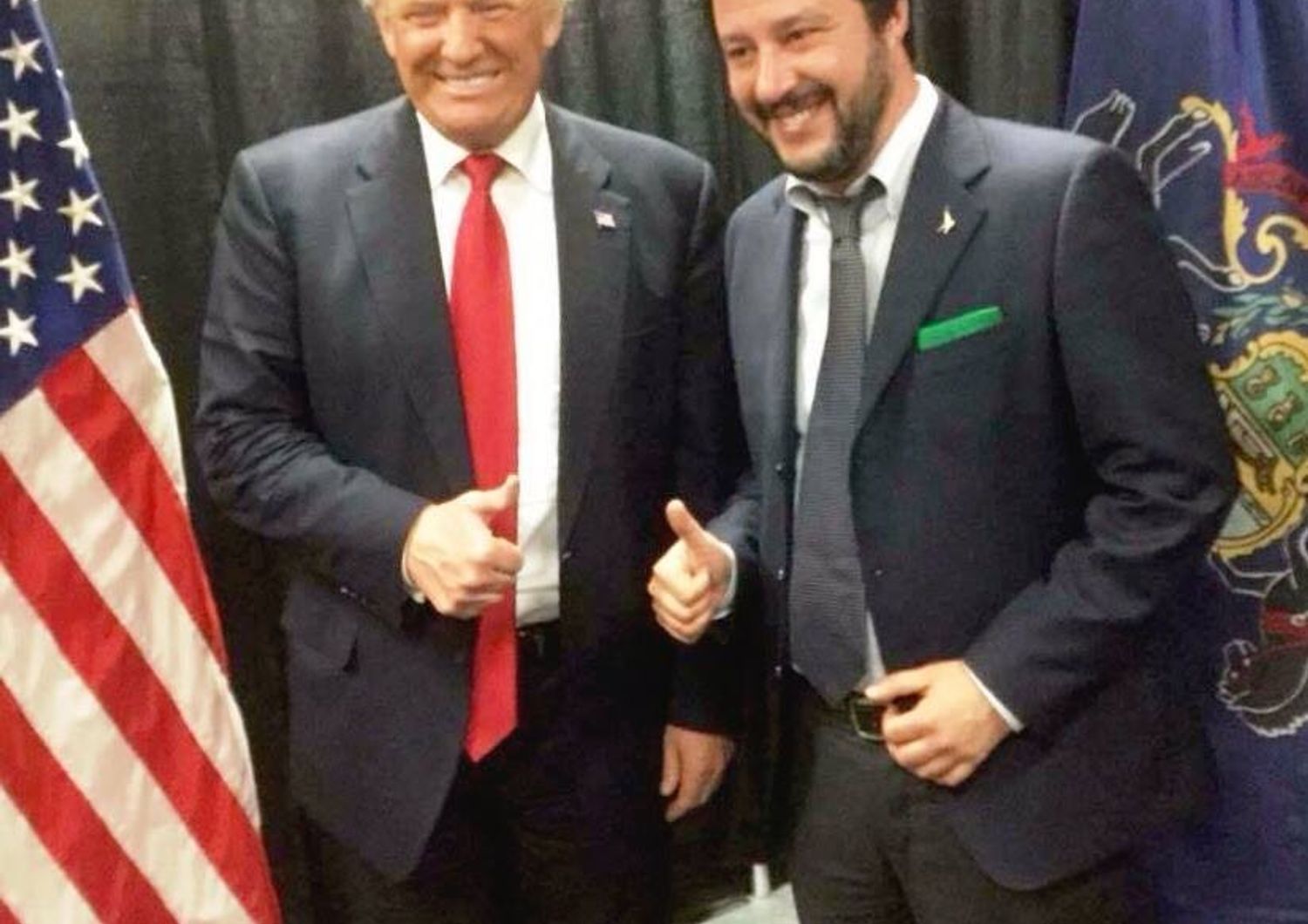 &nbsp;Trump Salvini (foto Fb)