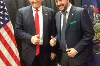 &nbsp;Trump Salvini (foto Fb)