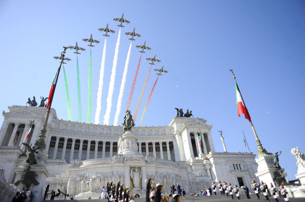frecce tricolori festa della repubblica (imagoeconomica)&nbsp;