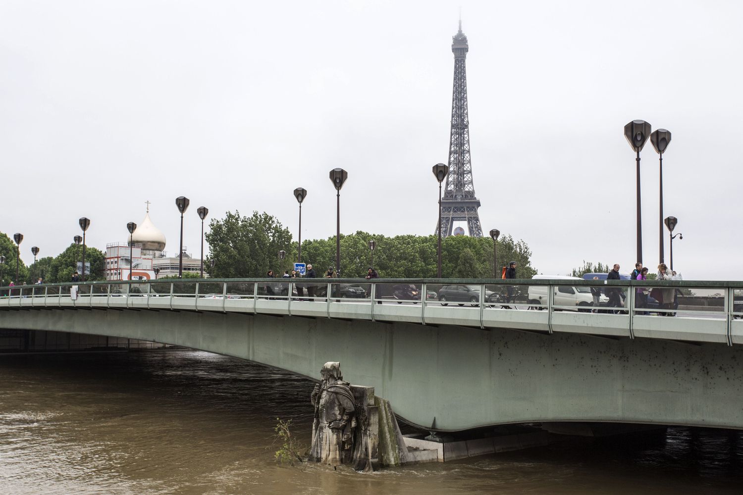 maltempo parigi senna (Afp)&nbsp;