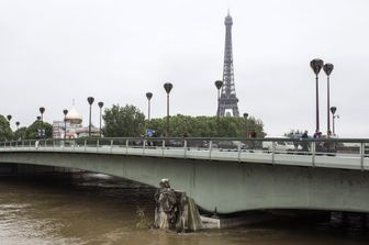maltempo parigi senna (Afp)&nbsp;