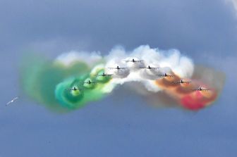 Le Frecce Tricolori (afp)&nbsp;