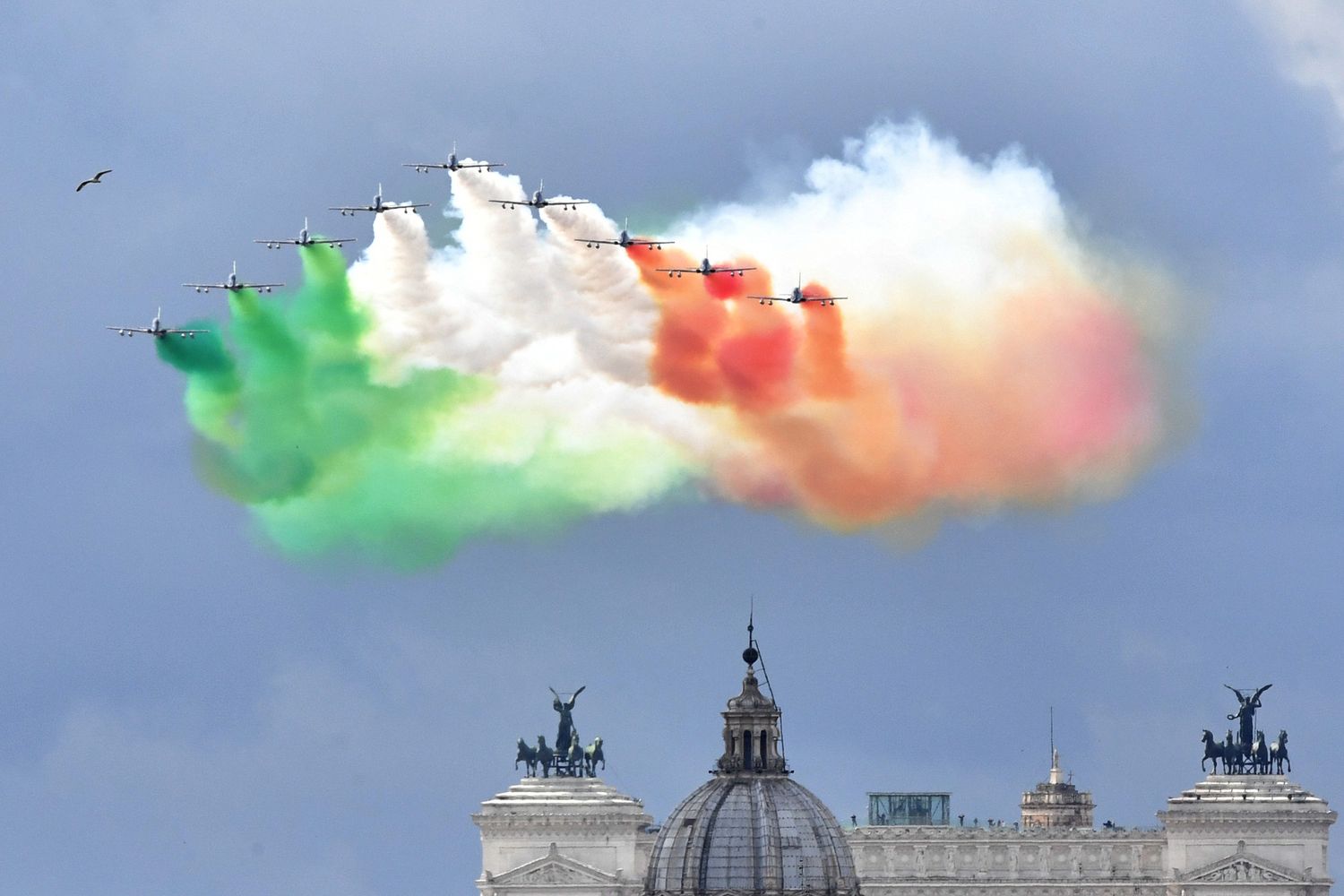 2 Giugno: le Frecce Tricolori (afp) &nbsp;
