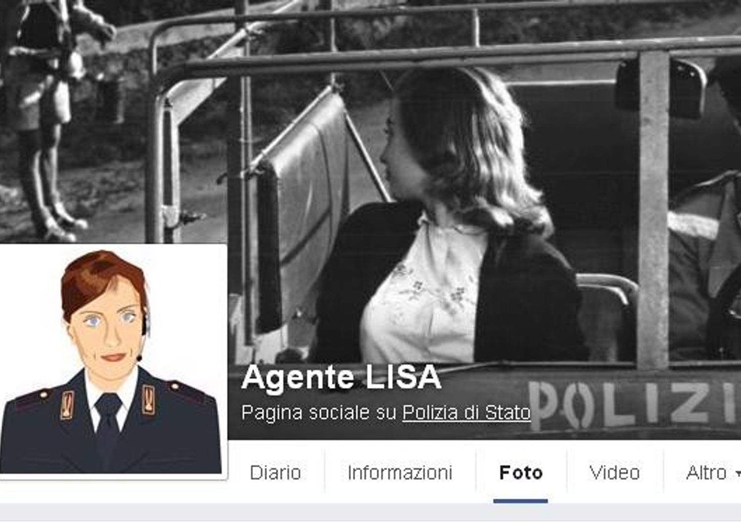 &nbsp;Agente Lisa Polizia di Stato fb