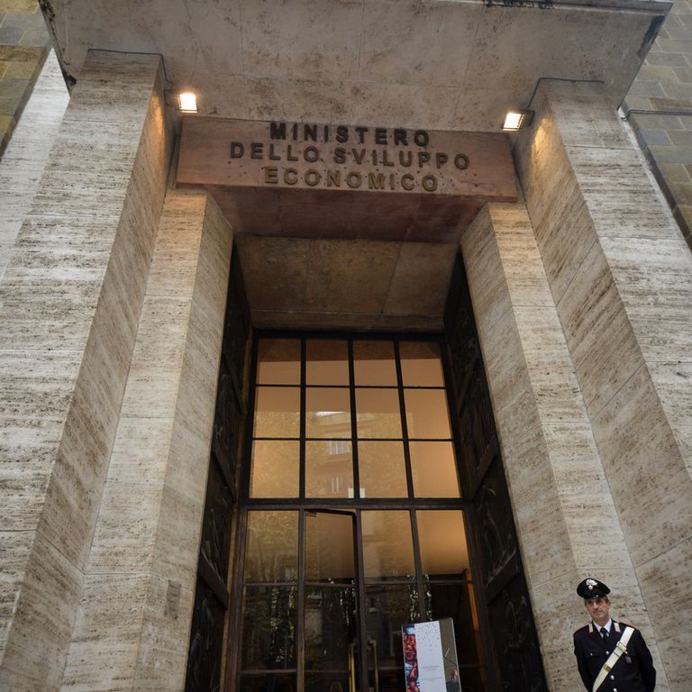 &nbsp;Ministero dello sviluppo economico