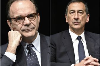 Stefano Parisi e Giuseppe Sala&nbsp;