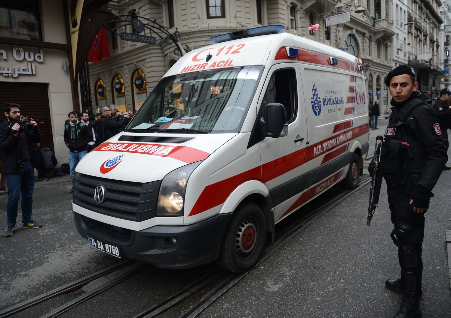 &nbsp;Polizia ambulanza turca