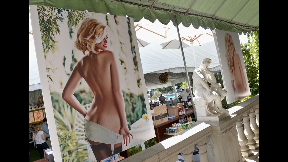 Festeggiamenti alla Playboy Mansion (Afp)