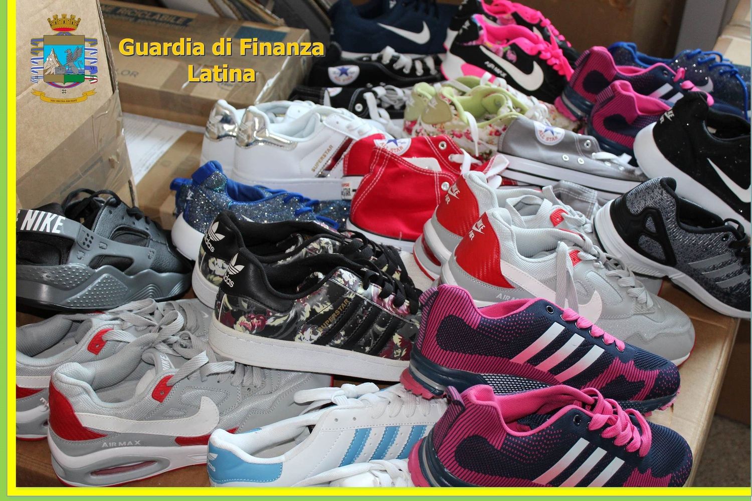contraffazione prodotti scarpe (guardiafinanza) &nbsp;