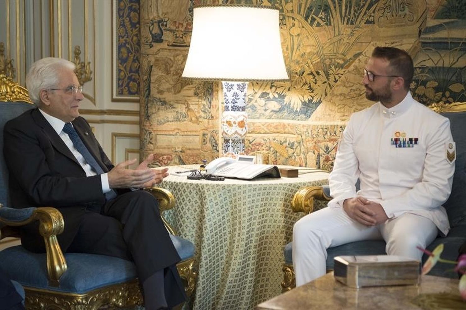 Sergio Mattarella Salvatore Girone&nbsp;