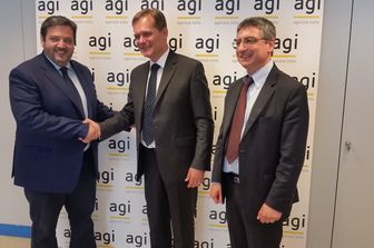 Massimo Zaurrini, direttore responsabile di InfoAfrica - Alessandro Pica ad Agi - Gianfranco Belgrano, direttore editoriale testate Internationalia&nbsp;