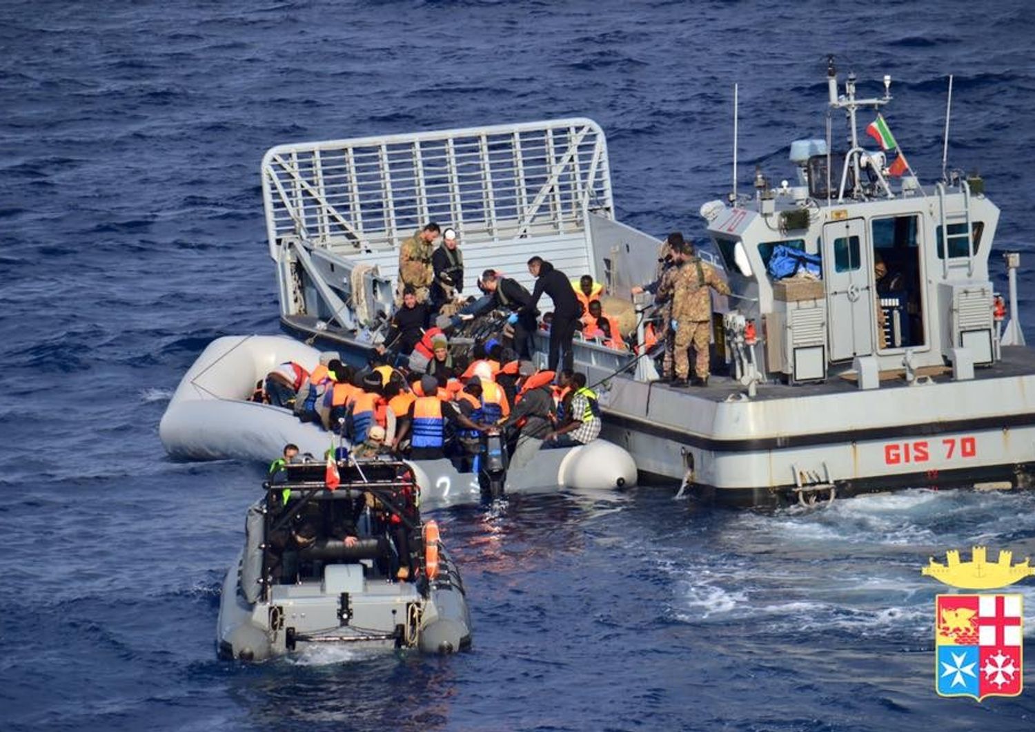 Salvataggio di migranti in mare
