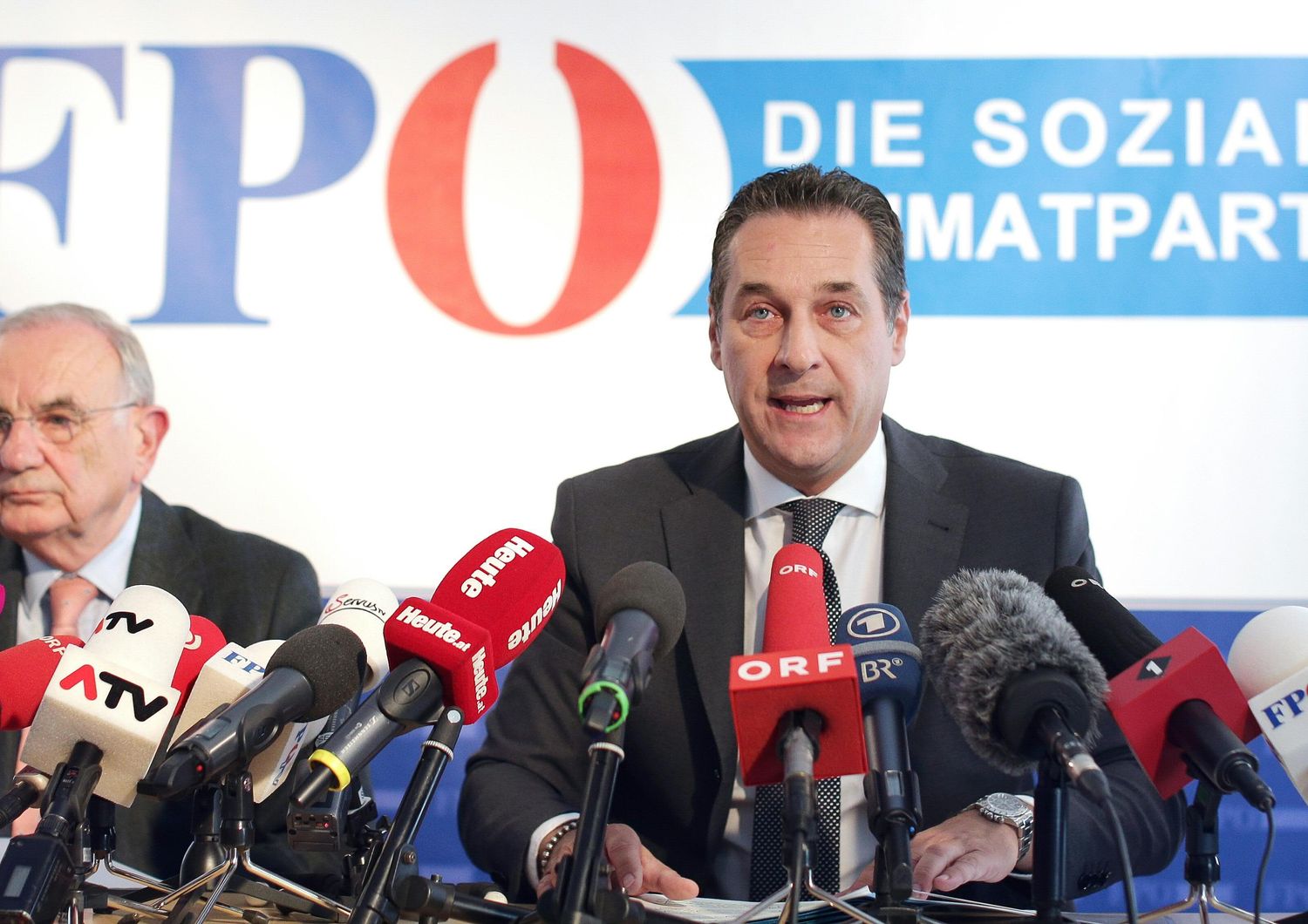 &nbsp;Austria leader&nbsp;Fpoe Heinz-Christian Strache (Afp)