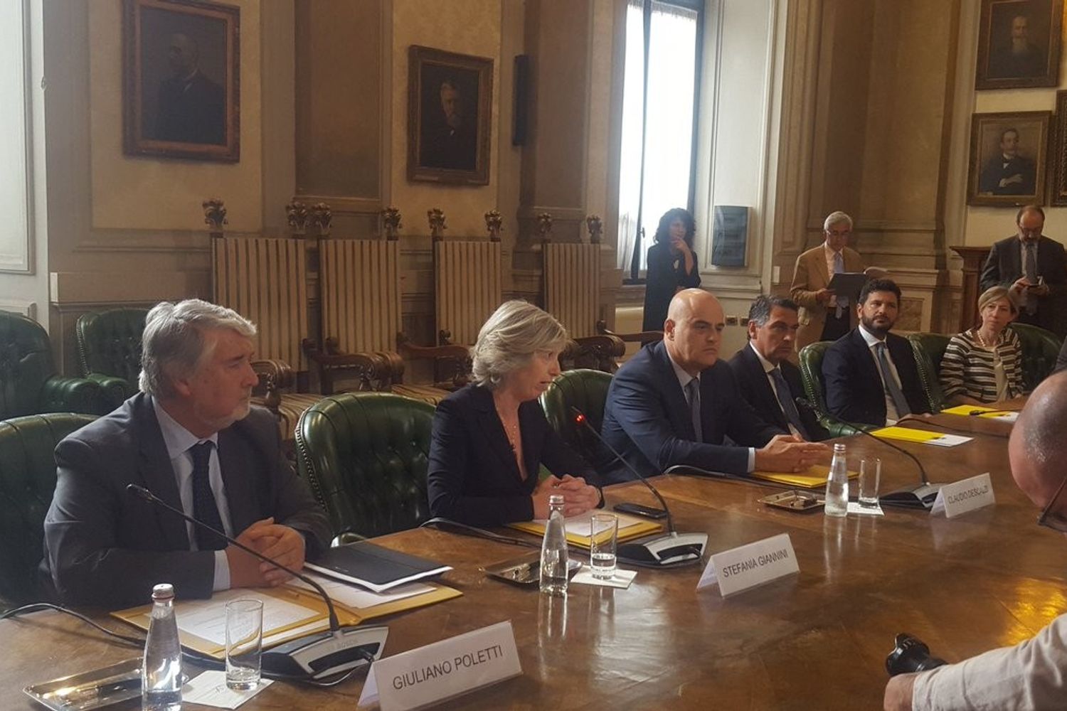 &nbsp;Poletti Giannini Descalzi Eni protocollo scuola impresa