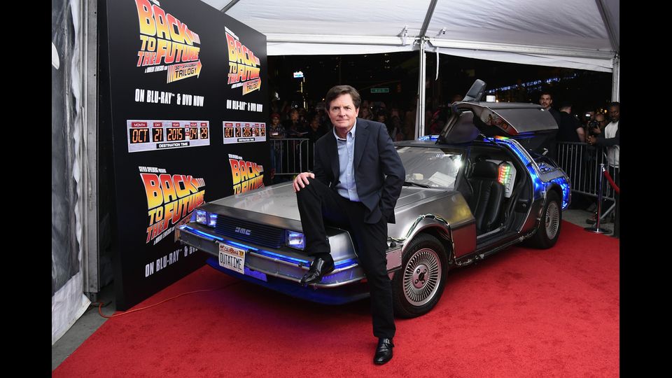 Ottobre 2015: l'attore al 30&deg; anniversario del film &quot;Ritorno al futuro&quot; &nbsp;(Afp)