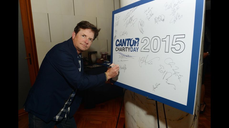 Settembre 2015 : all'inaugurazione del 'Charity Day' a New York (Afp)
