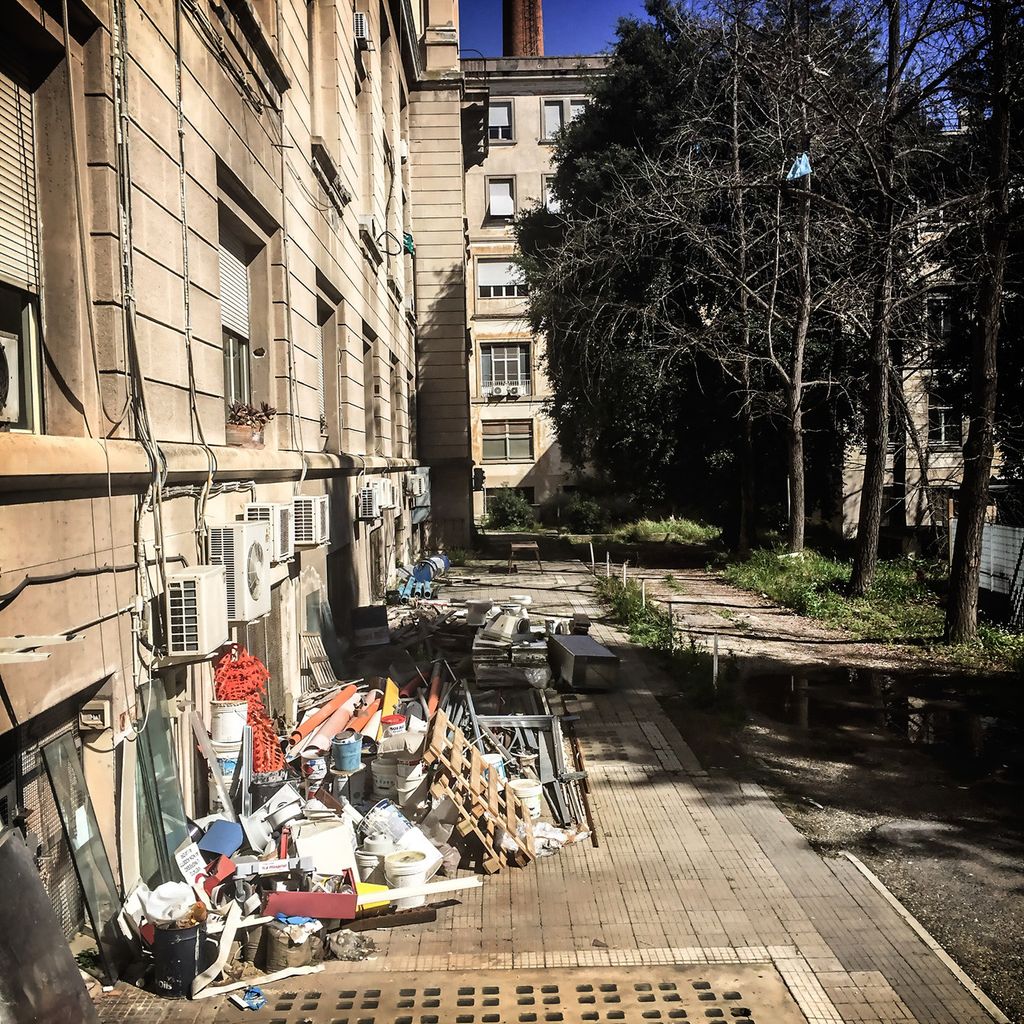 Roma, stato di abbandono ospedale Carlo Forlanini (Agf)&nbsp;