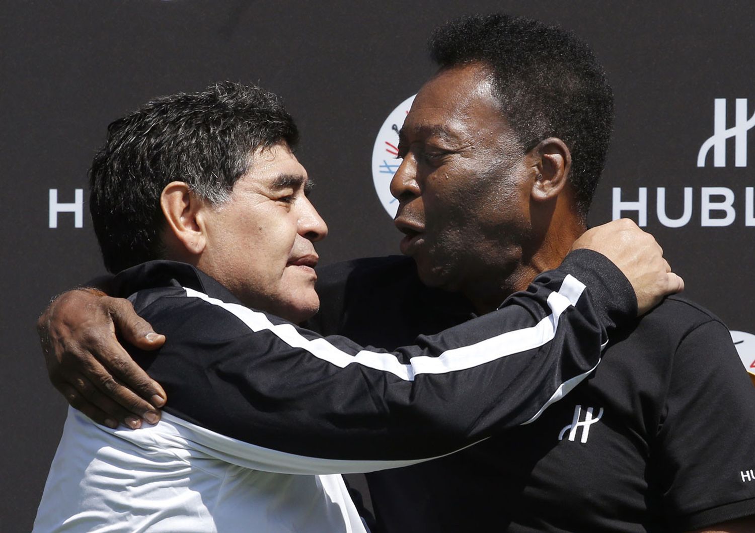 Maradona e Pele' (Afp)&nbsp;