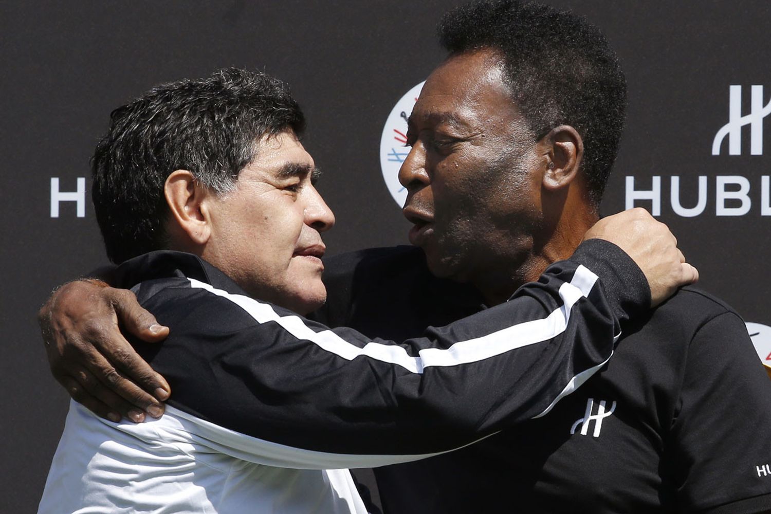 Maradona e Pele' (Afp)